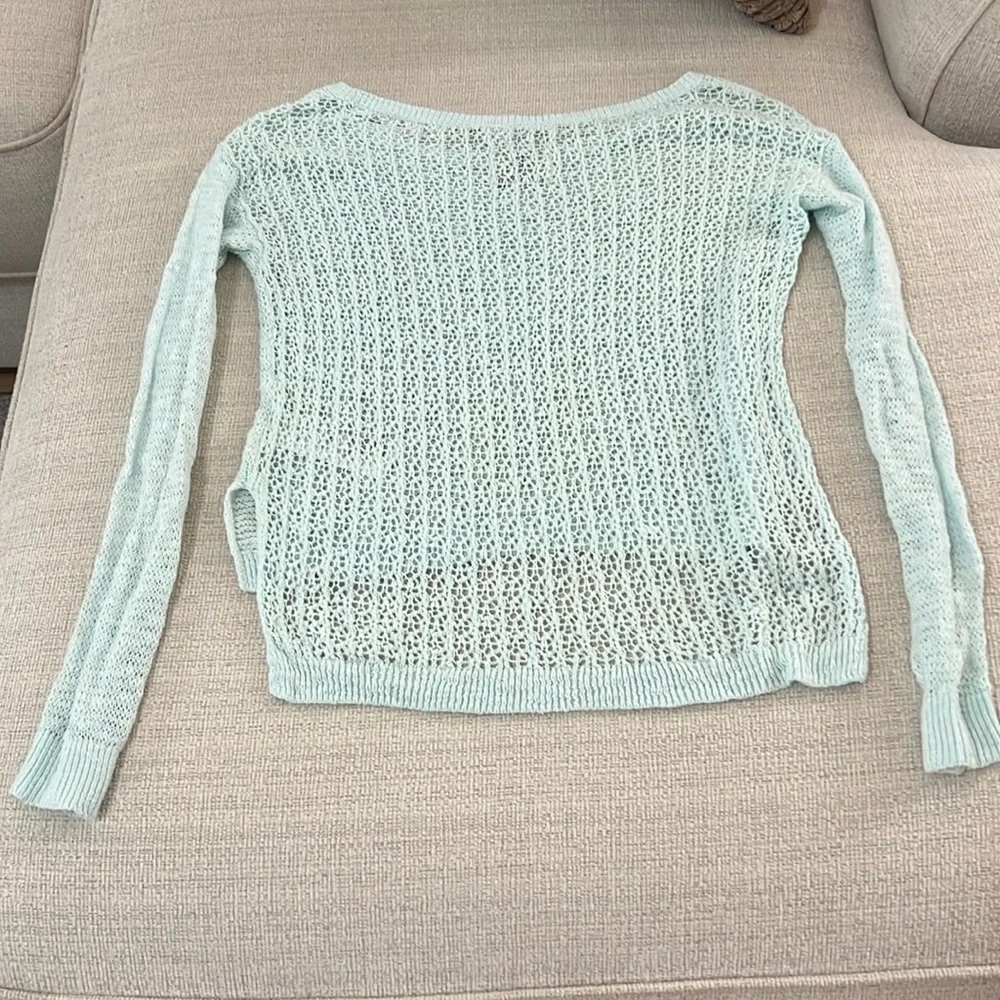 2/$15 Mint colored Abercrombie Kids Sweater in Size L. - Picture 5 of 5